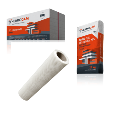 10 cm Grafitos Homlokzati Hőszigetelő Alaprendszer Thermodam Eps 80